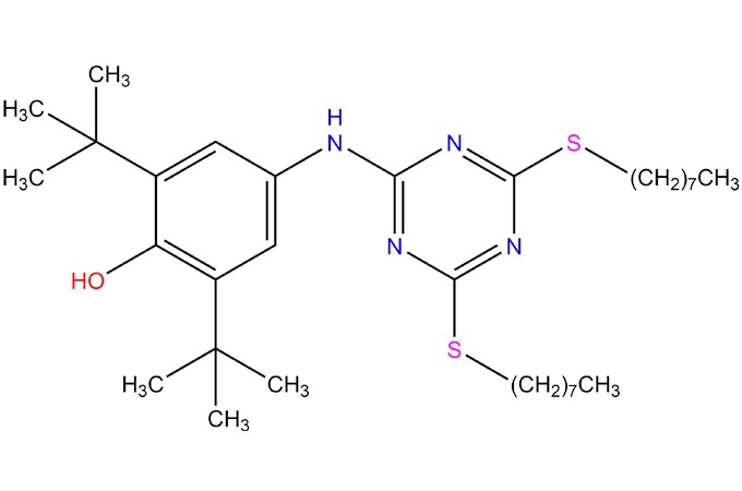 2,6-Ди-tert-butyl-4-[[4,6-бис (октилтио)-1, 3,5-триазин-2-ил] амино] фенол