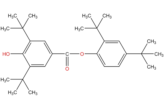 2,4-Ди-tert-butylphenyl-4 '-hydroxy-3',5 '-ди-трет-бутилбензоат