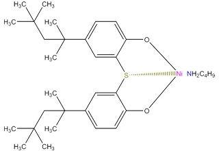 [2,2 '-тиобис (4-t-octylphenolato)]-n-бутиламин никель