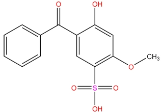 2-Hydroxy-4-methoxy-benzophenone-5-sulphonic кислота