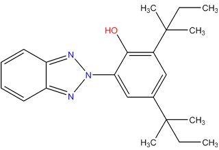 2-(2 '-hydroxy-3',5 '-ди-т-амилфенил) бензотриазол; 2-(2H-бензотриазол-2-ил)-4,6-дитерпентилфенол