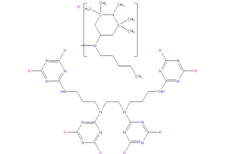 N,N',N'',N''-тетракис (4,6-бис (бутил-(N-methyl-2,2, 6,6-тетраметилпиперидин-4-ил) амино) triazin-2-yl)-4,7-диазадекан-1,10-диамин