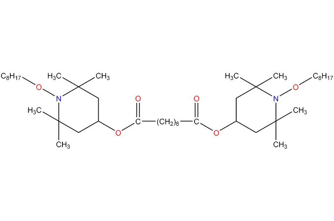 Бис (1-октилокси-2, 2,6,-tetramethyl-4-piperidyl) себакат