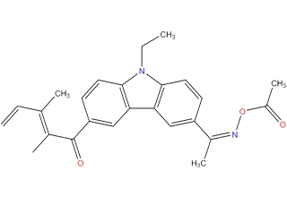 [1-[9-этил-6-(2-метилбензоил) carbazol-3-yl] этилиденамино] ацетат