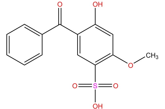 2-Hydroxy-4-methoxy-benzophenone-5-sulphonic кислота