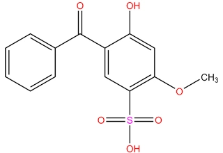 2-Hydroxy-4-methoxy-benzophenone-5-sulphonic кислота
