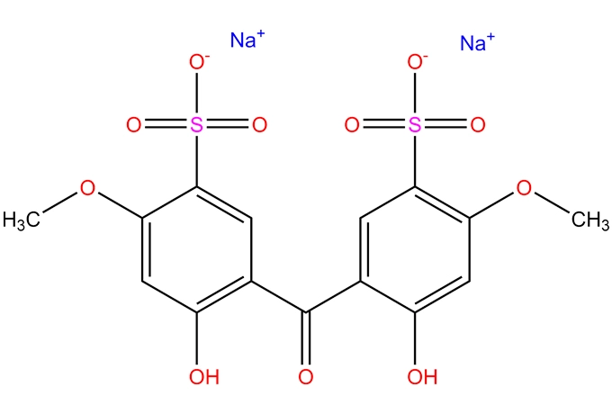 2,2 '-Dihydroxy-4,4'-dimethoxybenzophenone-5,5 '-бис (сульфонат натрия)