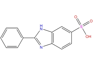 2-phenyl-1H-benzimidazole-5-sulphonic кислота